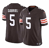 Men & Women & Youth Cleveland Browns #5 Dillon Gabriel 2025 Draft F.U.S.E. Vapor Limited Stitched Jersey,baseball caps,new era cap wholesale,wholesale hats